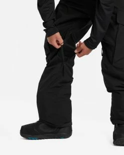 Billabong A/Div Transport 15K Insulated Snow Pants BLACK -billabong shop abytp00103 billabongw blk dtl1