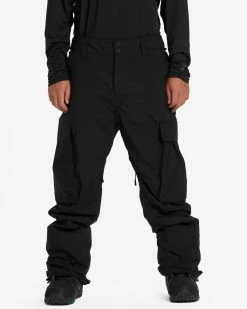 Billabong A/Div Transport 15K Insulated Snow Pants BLACK -billabong shop abytp00103 billabongw blk frt2