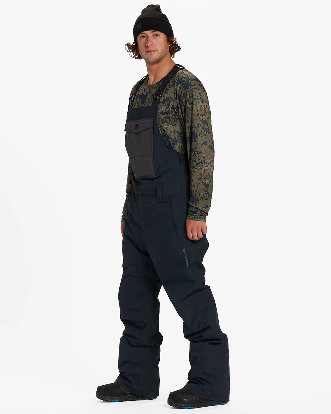 Billabong A/Div Outsider 10K Shell Snow Bib Pants BLACK 4 Billabong A/Div Outsider 10K Shell Snow Bib Pants BLACK - Image 2