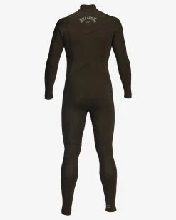 Billabong 3/2 Absolute Chest Zip Full Wetsuit BLACK HASH (ktq0) -billabong shop abyw100102 billabongv ktq0 bck1