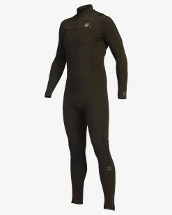 Billabong 3/2 Absolute Chest Zip Full Wetsuit BLACK HASH (ktq0)