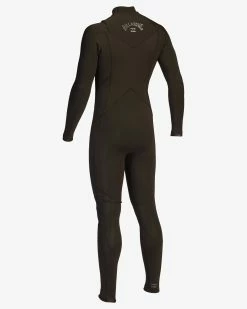 Billabong 3/2 Absolute Chest Zip Full Wetsuit BLACK HASH (ktq0) -billabong shop abyw100102 billabongv ktq0 sd4