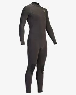 Billabong 4/3 Furnace Natural Zipperless Full Wetsuit ANTIQUE BLACK (aqk) -billabong shop abyw100119 billabongv aqk sd5