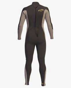 Billabong 3/2 Absolute Back Zip Full Wetsuit GRAPHITE (gra) -billabong shop abyw100136 billabongv gra bck1