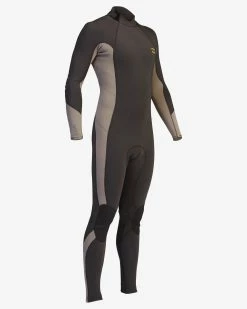 Billabong 3/2 Absolute Back Zip Full Wetsuit GRAPHITE (gra) -billabong shop abyw100136 billabongv gra sd5