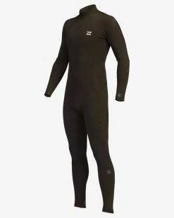 Billabong 3/2 Absolute Back Zip Full Wetsuit BLACK HASH (ktq0)