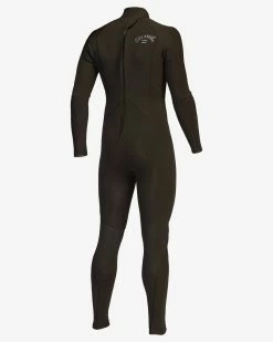 Billabong 4/3 Absolute Back Zip Full Wetsuit BLACK HASH (ktq0) -billabong shop abyw100137 billabongv ktq0 sd3