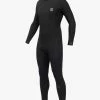 Billabong 3/2 Absolute Back Zip Full Wetsuit BLACK -billabong shop abyw100155 billabongv blk frt1