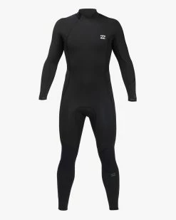 Billabong 3/2 Absolute Back Zip Full Wetsuit BLACK 10 Billabong 3/2 Absolute Back Zip Full Wetsuit BLACK -billabong shop abyw100155 billabongv blk sd2