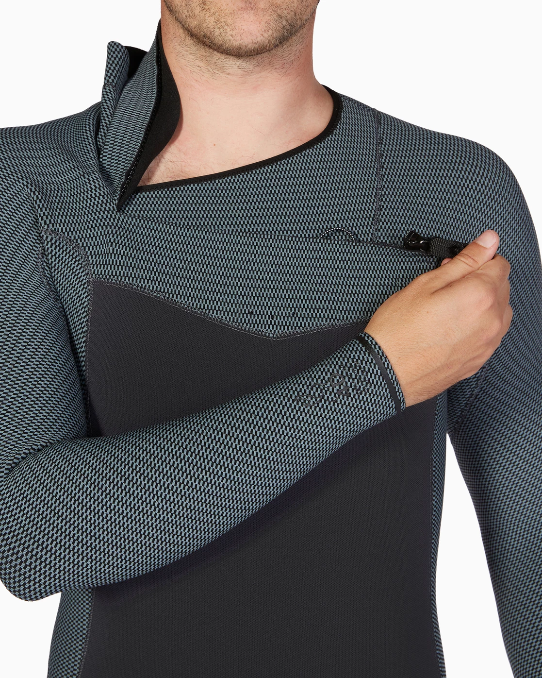 Billabong 3/2 Revolution Chest Zip Full Wetsuit ANTIQUE BLACK (aqk) 8 Billabong 3/2 Revolution Chest Zip Full Wetsuit ANTIQUE BLACK (aqk) - Image 6