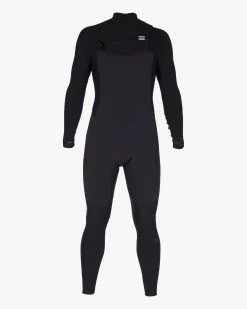 Billabong 3/2 Revolution Chest Zip Full Wetsuit BLACK 11 Billabong 3/2 Revolution Chest Zip Full Wetsuit BLACK -billabong shop abyw100176 billabongv blk sd1 1
