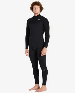 Billabong 3/2 Revolution Chest Zip Full Wetsuit BLACK