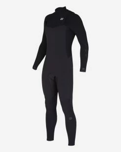 Billabong 4/3 Revolution Chest Zip Full Wetsuit BLACK
