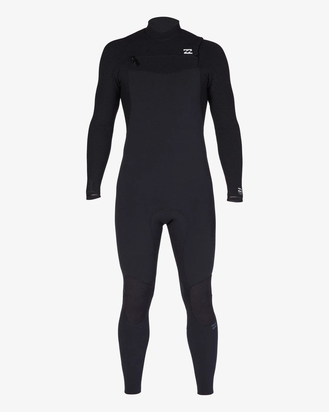 Billabong 4/3 Furnace Comp Chest Zip Full Wetsuit BLACK 4 Billabong 4/3 Furnace Comp Chest Zip Full Wetsuit BLACK - Image 2