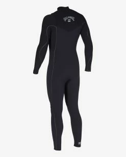 Billabong 4/3 Furnace Comp Chest Zip Full Wetsuit BLACK 12 Billabong 4/3 Furnace Comp Chest Zip Full Wetsuit BLACK -billabong shop abyw100179 billabongv blk sd4