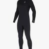 Billabong 3/2 Furnace Natural Zipperless Full Wetsuit BLACK -billabong shop abyw100183 billabongv blk frt1