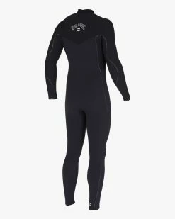 Billabong 3/2 Furnace Natural Zipperless Full Wetsuit BLACK -billabong shop abyw100183 billabongv blk sd3