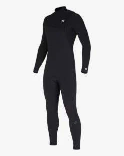 Billabong 4/3 Furnace Natural Zipperless Full Wetsuit BLACK