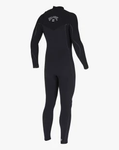 Billabong 4/3 Furnace Natural Zipperless Full Wetsuit BLACK -billabong shop abyw100184 billabongv blk sd3