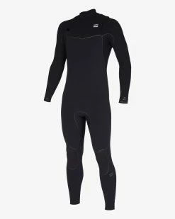 Billabong 3/2 Furnace Chest Zip Full Wetsuit BLACK