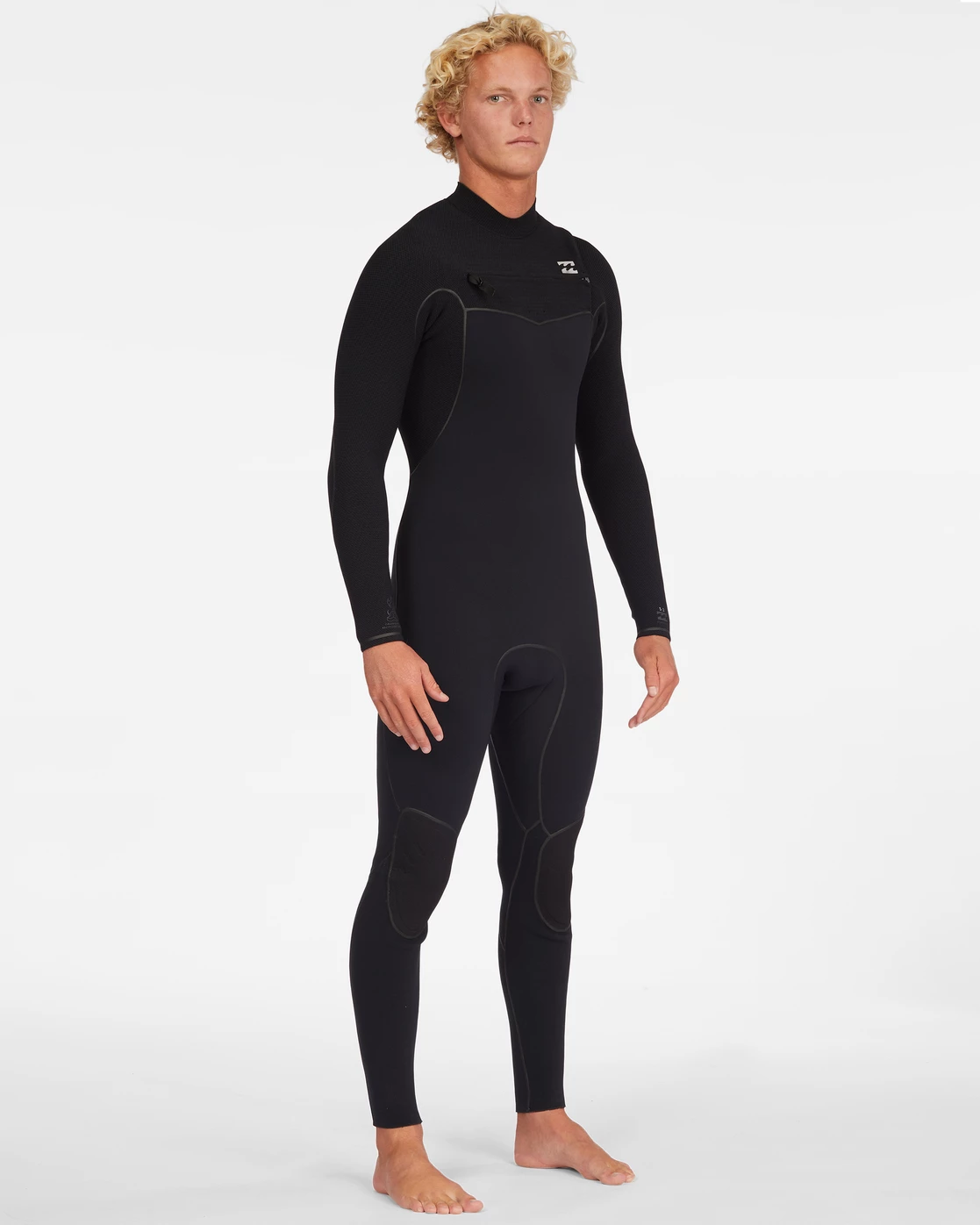 Billabong 4/3 Furnace Chest Zip Full Wetsuit BLACK 4 Billabong 4/3 Furnace Chest Zip Full Wetsuit BLACK - Image 2