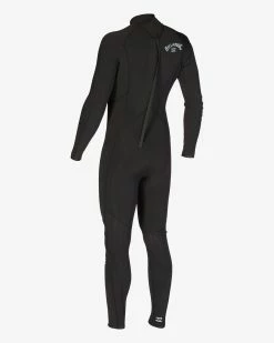 Billabong 3/2 Absolute Back Zip Full Wetsuit BLACK -billabong shop abyw100189 billabongv blk sd4 1