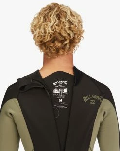 Billabong 3/2 Absolute Back Zip Full Wetsuit MILITARY (mil) 12 Billabong 3/2 Absolute Back Zip Full Wetsuit MILITARY (mil) -billabong shop abyw100189 billabongw mil dtl1