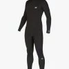 Billabong 4/3 Absolute Back Zip Full Wetsuit BLACK -billabong shop abyw100190 billabongw blk frt1