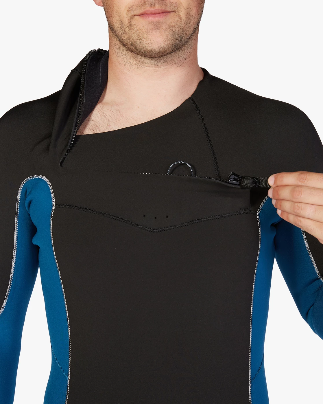Billabong 3/2 Absolute Chest Zip Full Wetsuit LAGOON (lag) 8 Billabong 3/2 Absolute Chest Zip Full Wetsuit LAGOON (lag) - Image 6