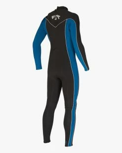 Billabong 3/2 Absolute Chest Zip Full Wetsuit LAGOON (lag) -billabong shop abyw100192 billabongv lag sd3