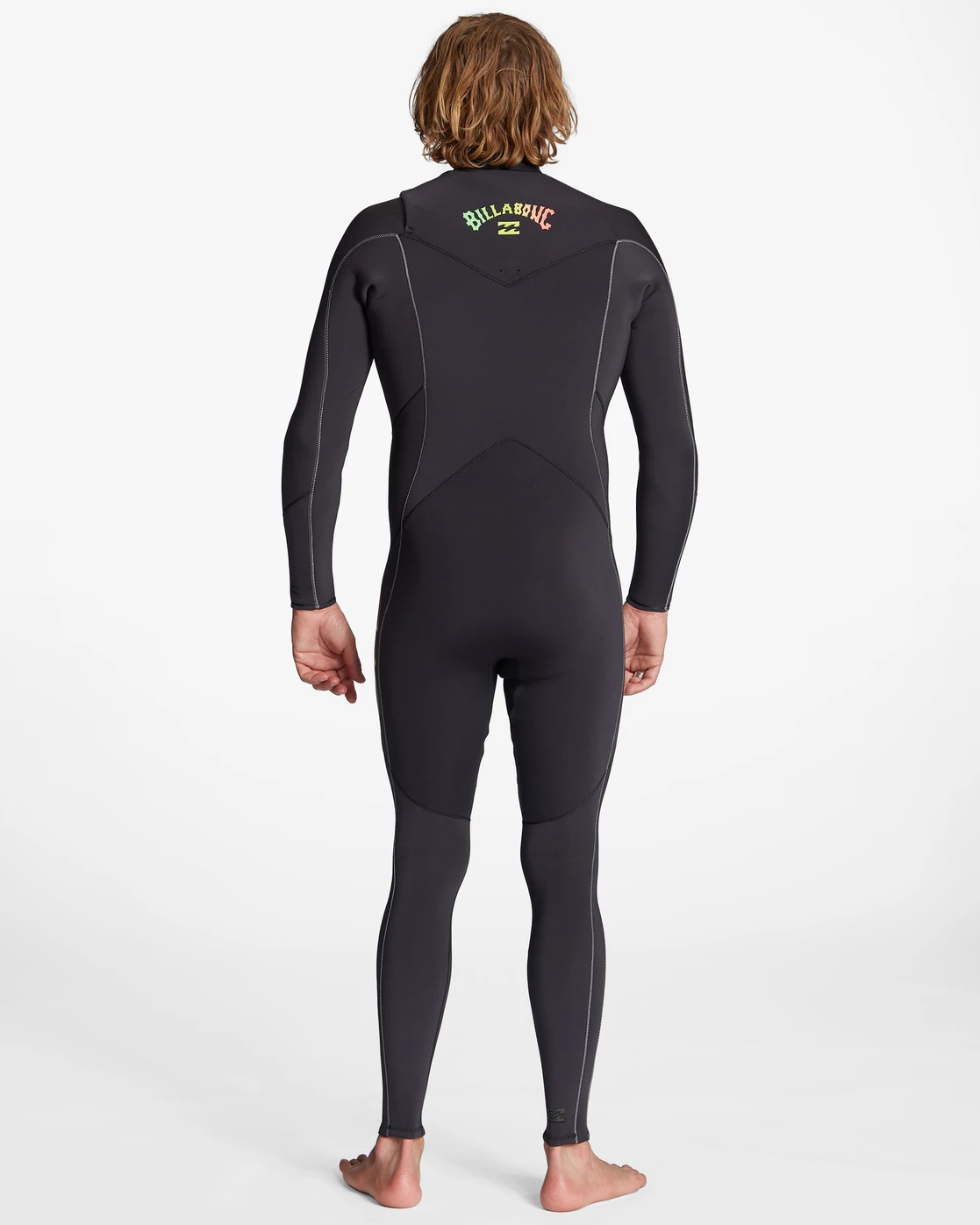 Billabong 3/2 Absolute Chest Zip Full Wetsuit BLACK FADE (bcf) 7 Billabong 3/2 Absolute Chest Zip Full Wetsuit BLACK FADE (bcf) - Image 5