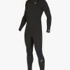Billabong 4/3 Absolute Chest Zip Full Wetsuit BLACK -billabong shop abyw100193 billabongv blk frt1