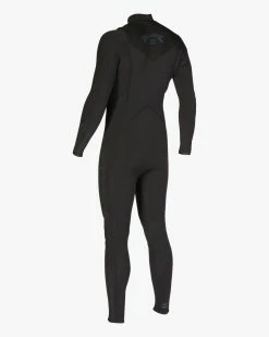 Billabong 4/3 Absolute Chest Zip Full Wetsuit BLACK -billabong shop abyw100193 billabongv blk sd4