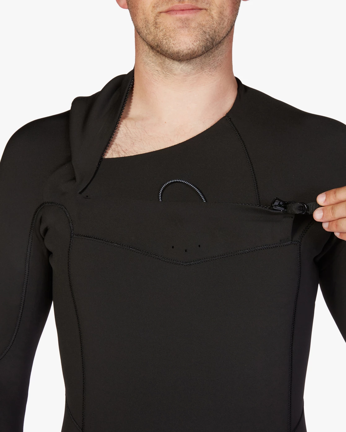 Billabong 5/4 Absolute Chest Zip Full Wetsuit BLACK 8 Billabong 5/4 Absolute Chest Zip Full Wetsuit BLACK - Image 6