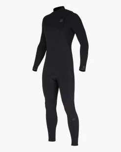 Billabong 3/2 Furnace Comp Chest Zip Full Wetsuit BLACK 10 Billabong 3/2 Furnace Comp Chest Zip Full Wetsuit BLACK -billabong shop abyw100198 billabongv blk frt1