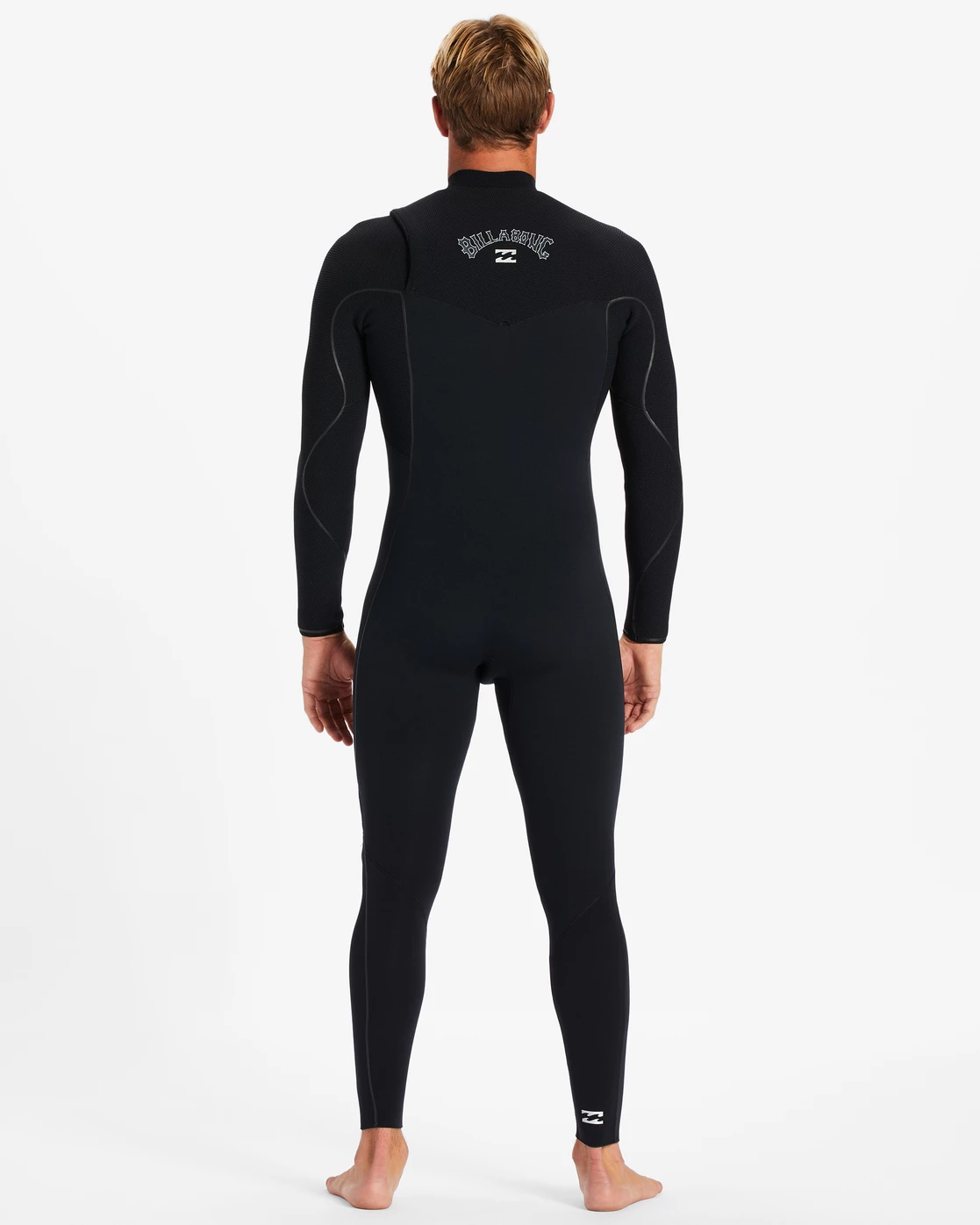 Billabong 3/2 Furnace Comp Chest Zip Full Wetsuit BLACK 4 Billabong 3/2 Furnace Comp Chest Zip Full Wetsuit BLACK - Image 2