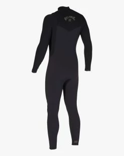 Billabong 3/2 Revolution Natural Zipperless Wetsuit BLACK -billabong shop abyw100205 billabongv blk sd4