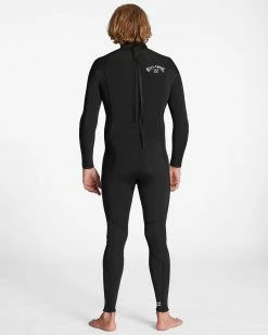 Billabong 3/2mm Absolute Back Zip Wetsuit BLACK 12 Billabong 3/2mm Absolute Back Zip Wetsuit BLACK -billabong shop abyw100211 billabongw blk bck1