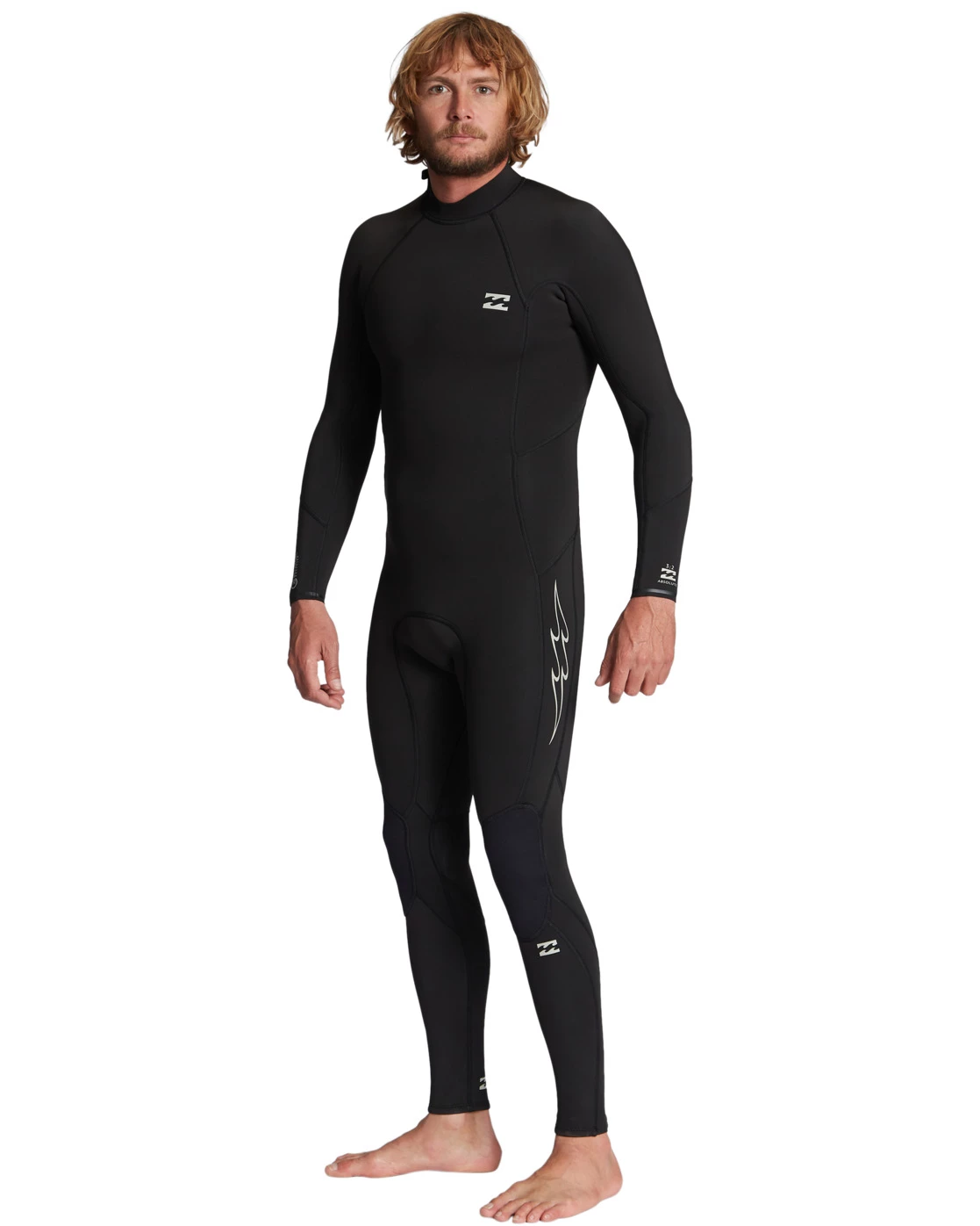 Billabong 3/2mm Absolute Back Zip Wetsuit BLACK 3 Billabong 3/2mm Absolute Back Zip Wetsuit BLACK
