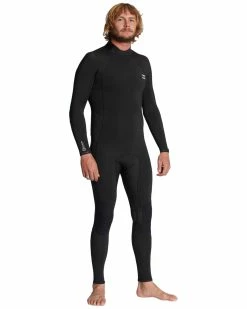 Billabong 3/2mm Absolute Back Zip Wetsuit BLACK 11 Billabong 3/2mm Absolute Back Zip Wetsuit BLACK -billabong shop abyw100211 billabongw blk sd3