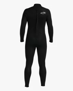 Billabong 5/4 Absolute Back Zip Long Sleeve Wetsuit BLACK -billabong shop abyw200101 billabongv blk bck1