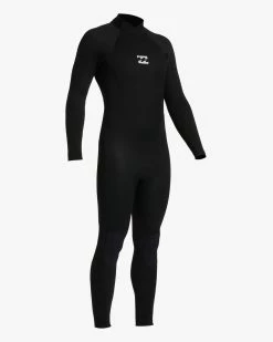 Billabong 5/4 Absolute Back Zip Long Sleeve Wetsuit BLACK -billabong shop abyw200101 billabongv blk sd3