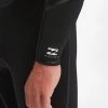 Billabong 5/4 Absolute Plus Chest Zip Hooded Full Wetsuit BLACK -billabong shop abyw200104 billabongw blk dtl2