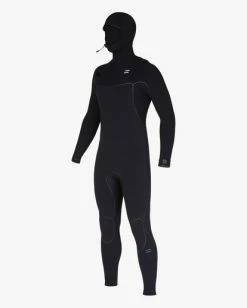 Billabong 6/5 Furnace Chest Zip Hooded Full Wetsuit BLACK 13 Billabong 6/5 Furnace Chest Zip Hooded Full Wetsuit BLACK -billabong shop abyw200115 billabongv blk frt1 1