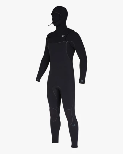 Billabong 6/5 Furnace Chest Zip Hooded Full Wetsuit BLACK 8 Billabong 6/5 Furnace Chest Zip Hooded Full Wetsuit BLACK - Image 6