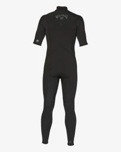 Billabong 2/2 Absolute Chest Zip Full Wetsuit BLACK -billabong shop abyw300109 billabongv blk bck1