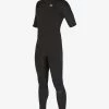 Billabong 2/2 Absolute Chest Zip Full Wetsuit BLACK -billabong shop abyw300109 billabongv blk frt1