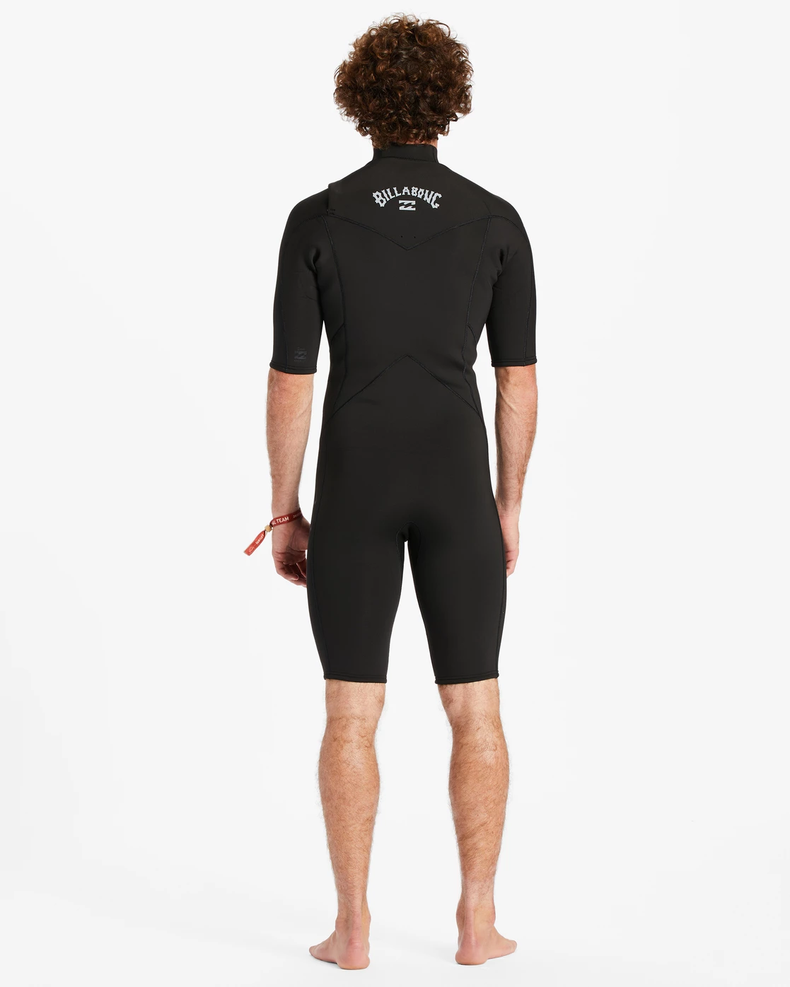 Billabong 2/2mm Absolute Short Sleeve Chest Zip Springsuit BLACK 5 Billabong 2/2mm Absolute Short Sleeve Chest Zip Springsuit BLACK - Image 3
