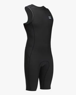 Billabong 2/2 Absolute Sleeveless Short John Spring Suit BLACK 10 Billabong 2/2 Absolute Sleeveless Short John Spring Suit BLACK -billabong shop abyw600102 billabongv blk sd1