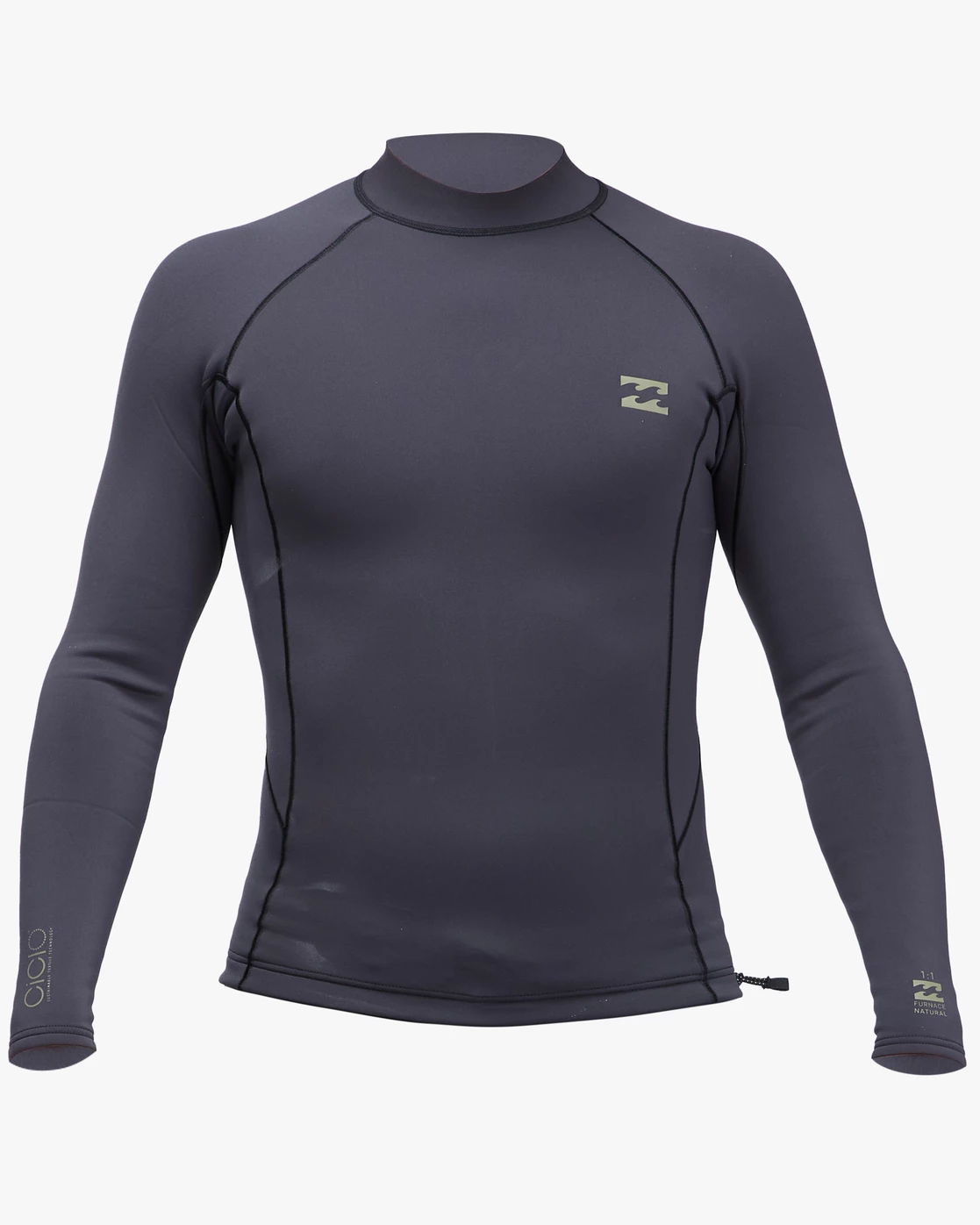 Billabong 1/1 Furnace Natural CiCLO® Wetsuit Jacket ANTIQUE BLACK (aqk) 5 Billabong 1/1 Furnace Natural CiCLO® Wetsuit Jacket ANTIQUE BLACK (aqk) - Image 3